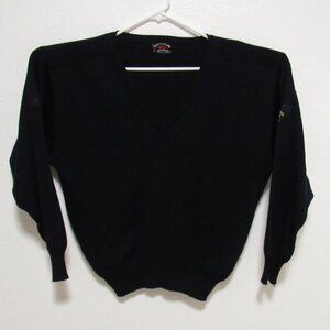 Paul & Shark Yachting Sweater V-Neck Pullover Navy Blue Men's size Large